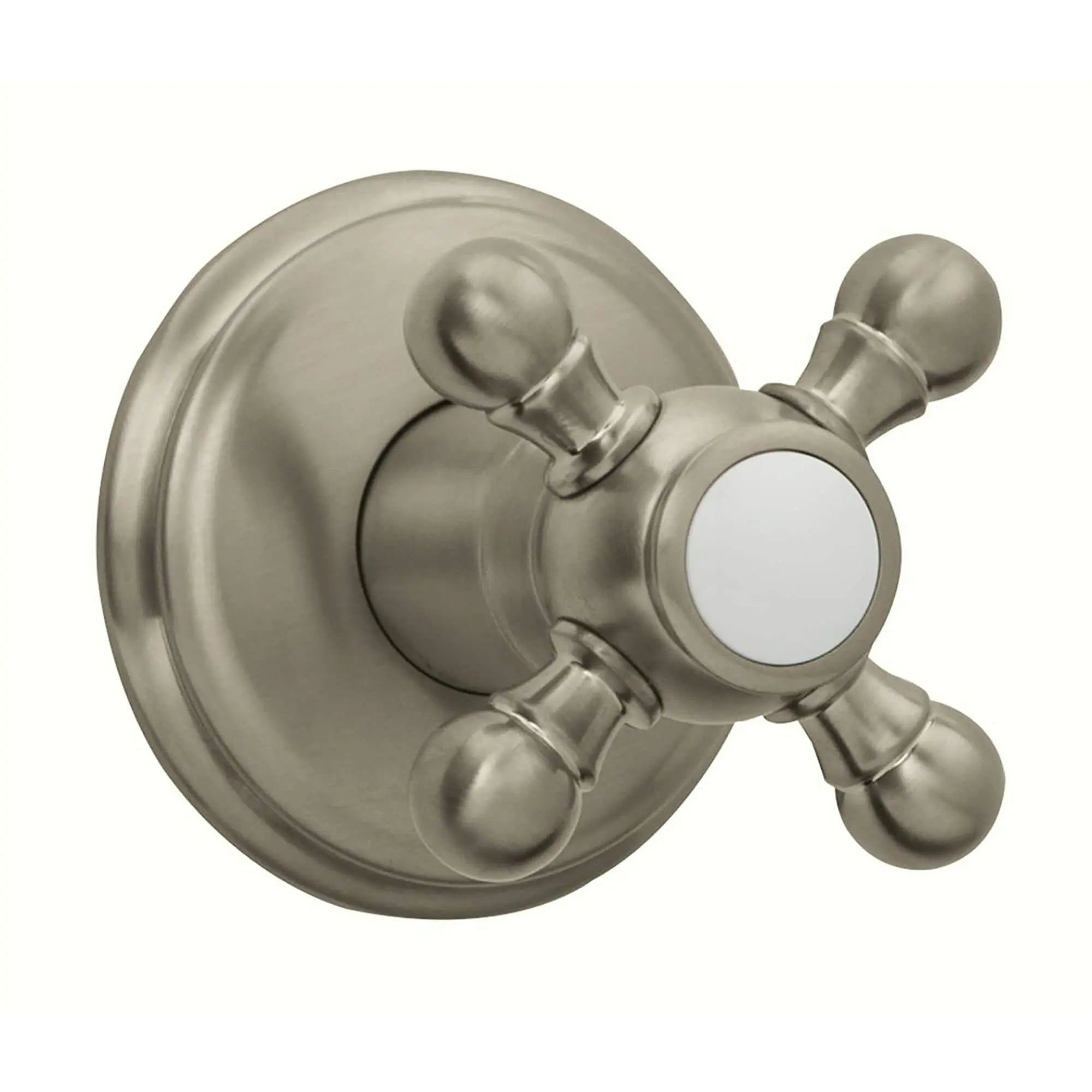 Volume Control Valve Trim with Cross Handle // BRUSHED NICKEL INFINITYFINISH // 12875_19829EN0-Geneva-Volume_Control_Trim_0_CDNwebp.webp