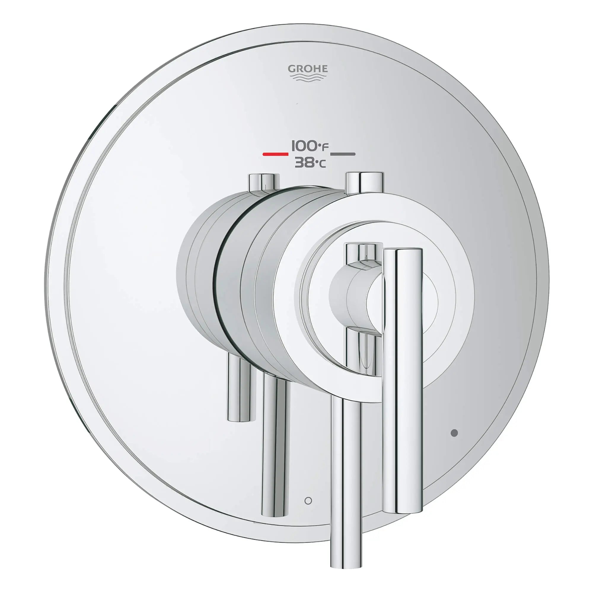 Single Function Thermostatic Valve Trim // GROHE STARLIGHT CHROME // 12897_19848000-atrio-single-function-thermostatic-trim-with-control-module-starlight-chrome-2_0_CDNwebp.webp