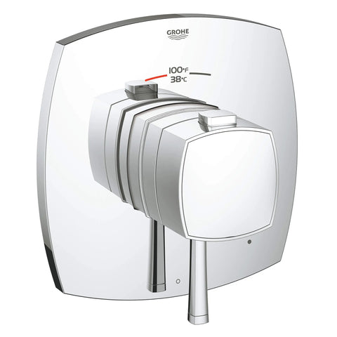 Single Function Thermostatic Valve Trim - GROHE StarLight Chrome