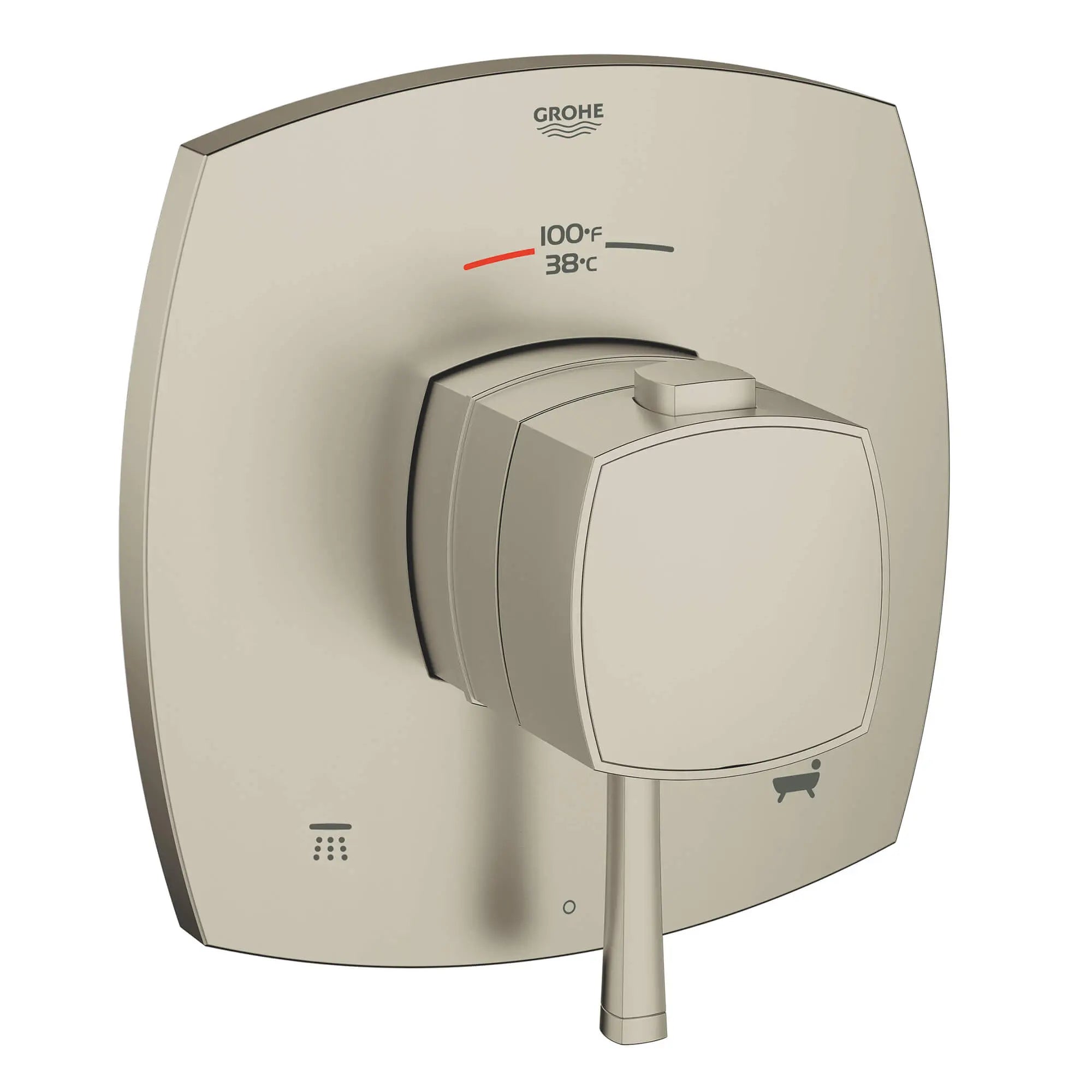 Dual Function Thermostatic Valve Trim // BRUSHED NICKEL INFINITYFINISH // 12988_19939en0-grandera-dual-function-thermostatic-trim-with-control-module-brushed-nickel-infinityfinish_0_CDNwebp.webp