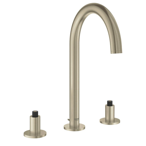 8-inch Widespread 2-Handle M-Size Bathroom Faucet 1.2 GPM - Brushed Nickel InfinityFinish