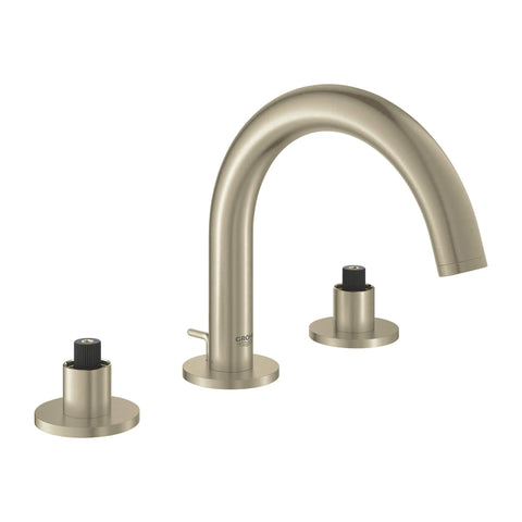 8-inch Widespread 2-Handle S-Size Bathroom Faucet 1.2 GPM - Brushed Nickel InfinityFinish