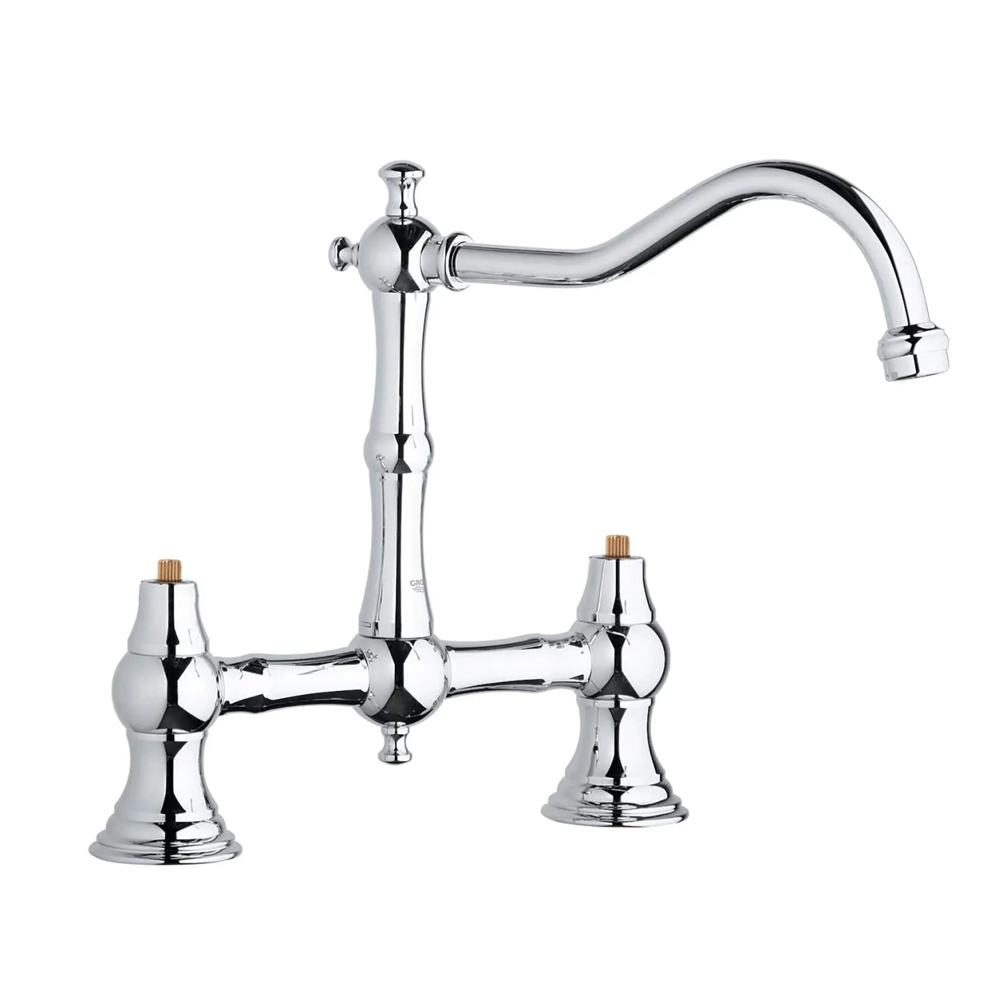 2-Handle Kitchen Faucet // GROHE STARLIGHT CHROME // 13087_20128000-Bridgeford-Bridge_Faucet_0_CDNwebp.webp