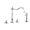 [20130000] 2-Handle Kitchen Faucet 2.5 GPM with Side Spray - GROHE StarLight Chrome