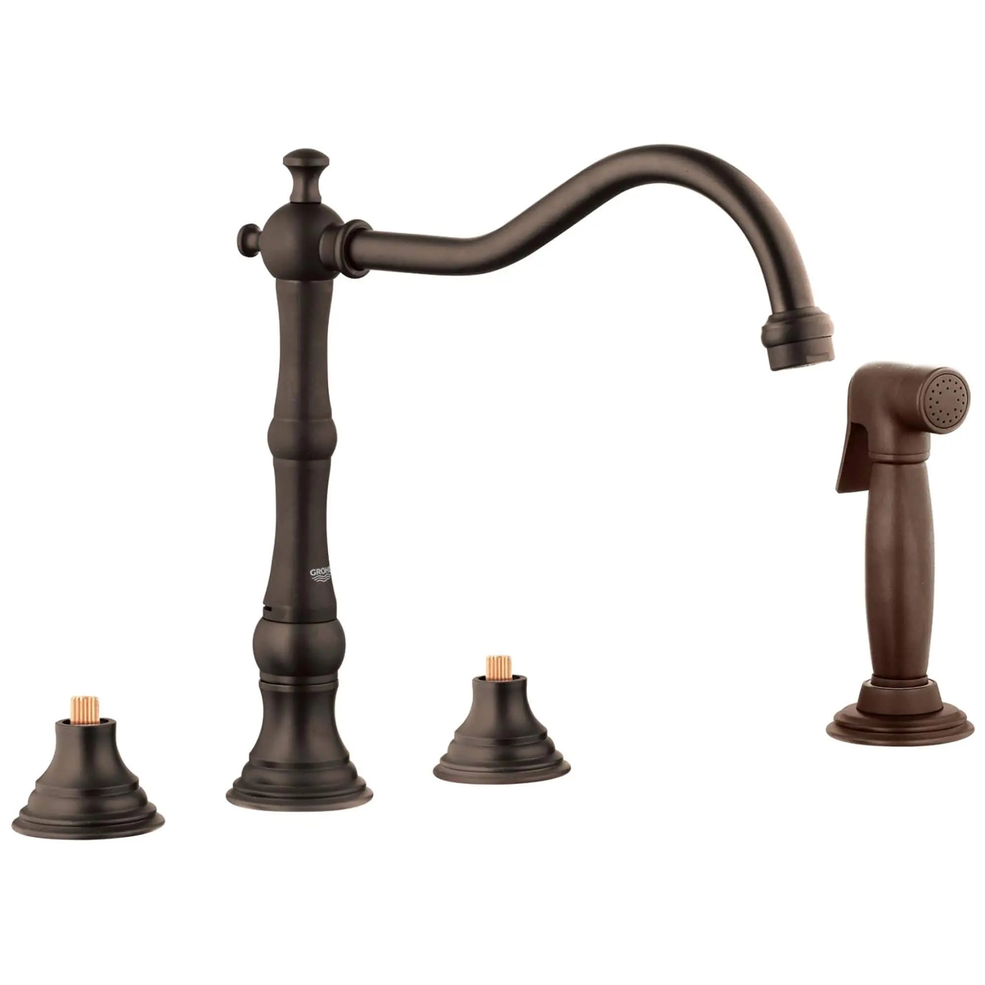 2-Handle Kitchen Faucet 2.5 GPM with Side Spray // OIL RUBBED BRONZE // 13096_20130ZB0-Bridgeford-Three-Hole_Kitchen_Faucet_with_Side_Spray_0_CDNwebp.webp