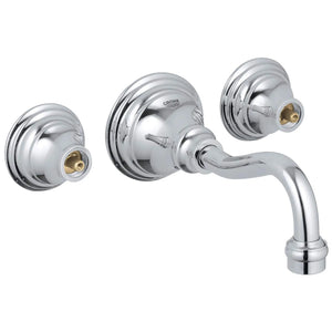 [20135000] 2-Handle Wall Mount Faucet 1.5 GPM - GROHE StarLight Chrome
