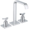[20148000] 8 in. Widespread 2-Handle Bathroom Faucet with Tri-spoke Handles - 1.5 GPM - GROHE StarLight Chrome