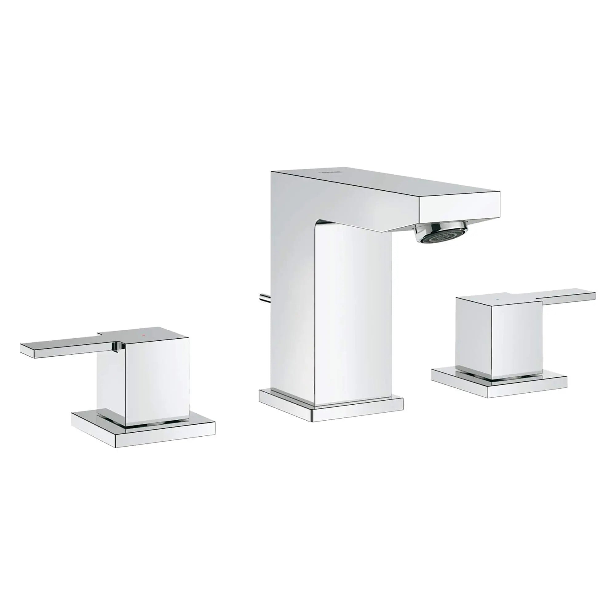 Baumetric 2Hdl Basin 3-Hole // GROHE STARLIGHT CHROME // 13185_20377000-BauMetric-8_Widespread_Two-Handle_Bathroom_Faucet_0_CDNwebp.webp