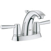 [20388EN0] 4 In. Centerset 2-Handle Bathroom Faucet - 1.5 GPM - GROHE StarLight Chrome