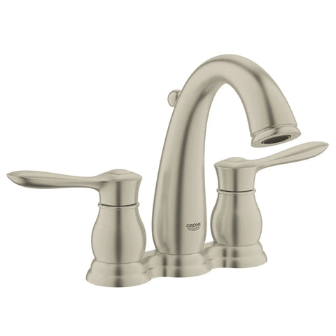 4 In. Centerset 2-Handle Bathroom Faucet - 1.5 GPM - Brushed Nickel InfinityFinish
