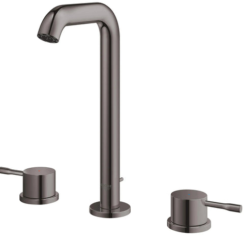 8-inch Widespread 2-Handle L-Size Bathroom Faucet 1.2 GPM - Hard Graphite