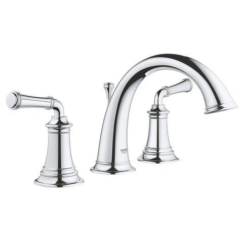 8-inch Widespread 2-Handle S-Size Bathroom Faucet 1.2 GPM - GROHE StarLight Chrome