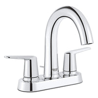[20582000] Veletto 2-handle 4" Centerset Bathroom Faucet, 1.2 GPM (4.5 L/min) - GROHE StarLight Chrome