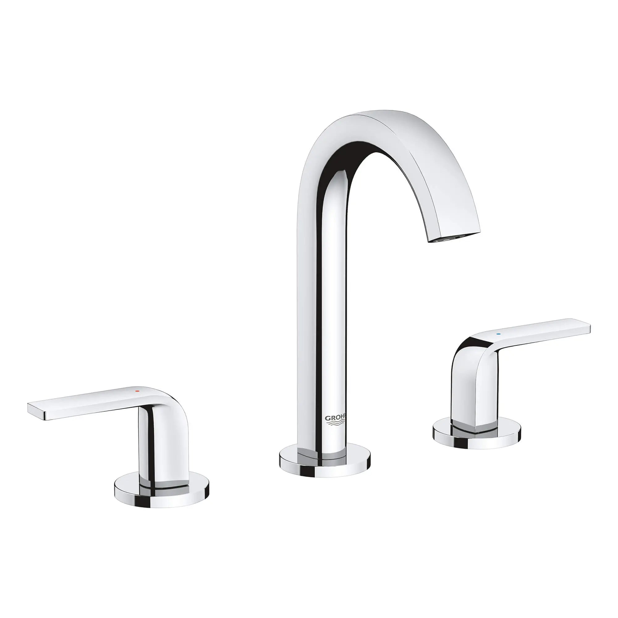 8-inch Widespread 2-Handle M-Size Bathroom Faucet, 1.2 GPM (4.5 L/min) // GROHE STARLIGHT CHROME // 13261_20597000-defined-8-inch-widespread-two-handle-bathroom-faucet-starlight-chrome_0_CDNwebp.webp