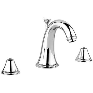 [20801ZBA] 8-inch Widespread 2-Handle S-Size Bathroom Faucet 1.2 GPM - GROHE StarLight Chrome