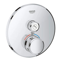 [29136000] Single Function Thermostatic Valve Trim - GROHE StarLight Chrome