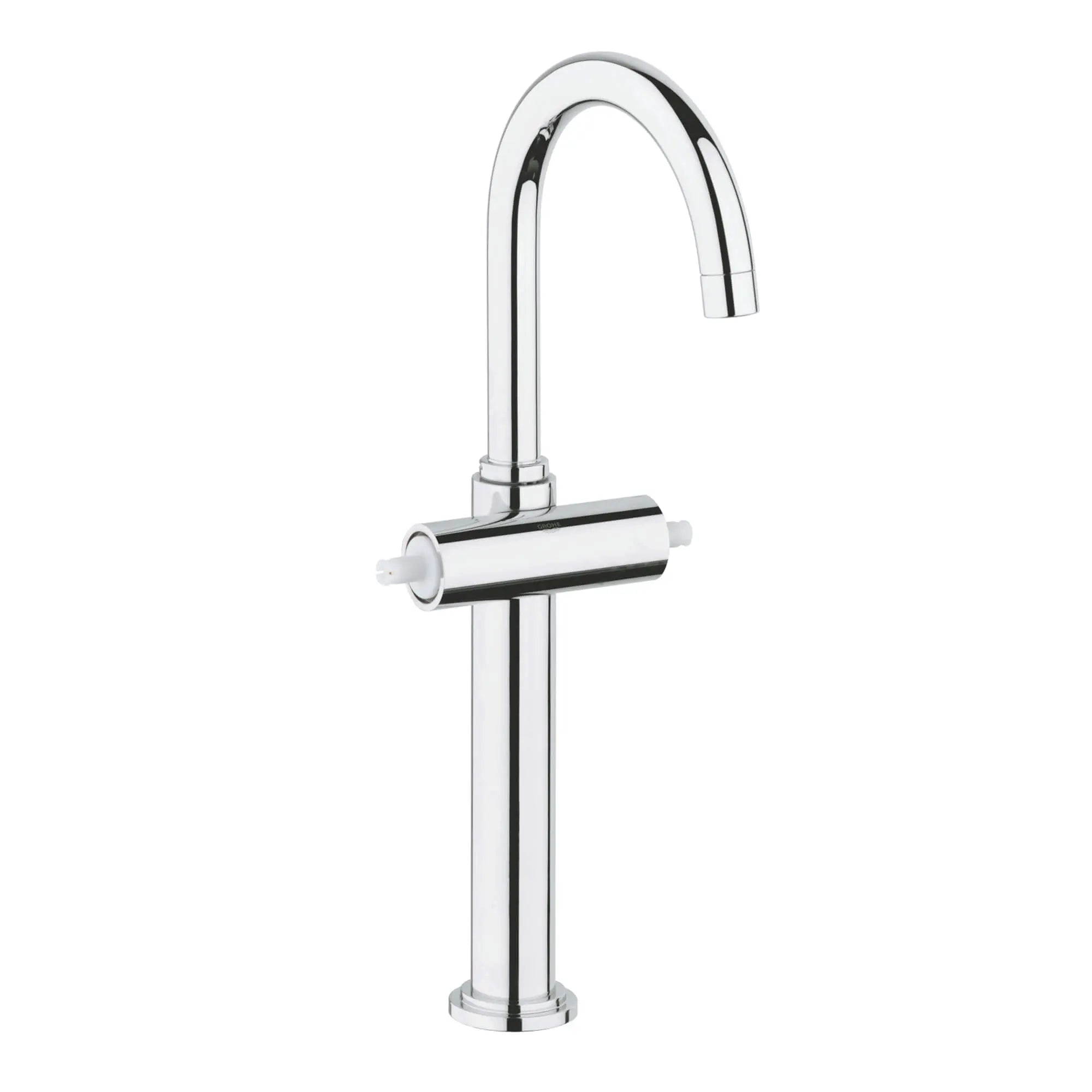 2-Handle Single-Hole High Arc Vessel Bathroom Faucet - 1.5 GPM // GROHE STARLIGHT CHROME // 13332_21046000-atrio-single-hole-bathroom-faucet-xl-size-starlight-chrome-2_0_CDNwebp.webp