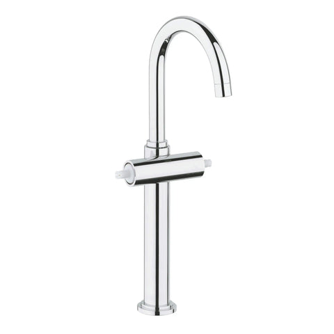 2-Handle Single-Hole High Arc Vessel Bathroom Faucet - 1.5 GPM - GROHE StarLight Chrome
