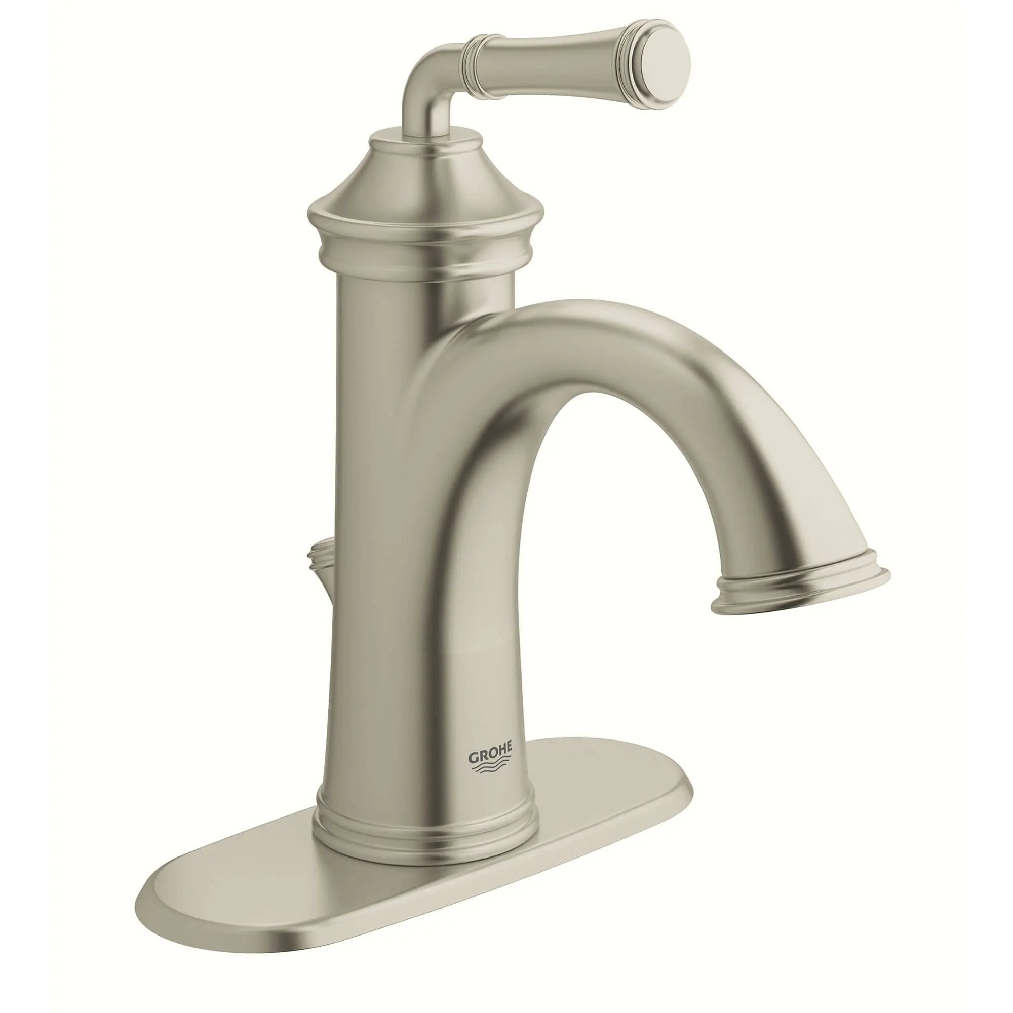 Single Hole Single-Handle S-Size Bathroom Faucet 1.2 GPM // BRUSHED NICKEL INFINITYFINISH // 13361_21111en0-gloucester-single-handle-bathroom-faucet-brushed-nickel-infinityfinish_0_CDNwebp.webp