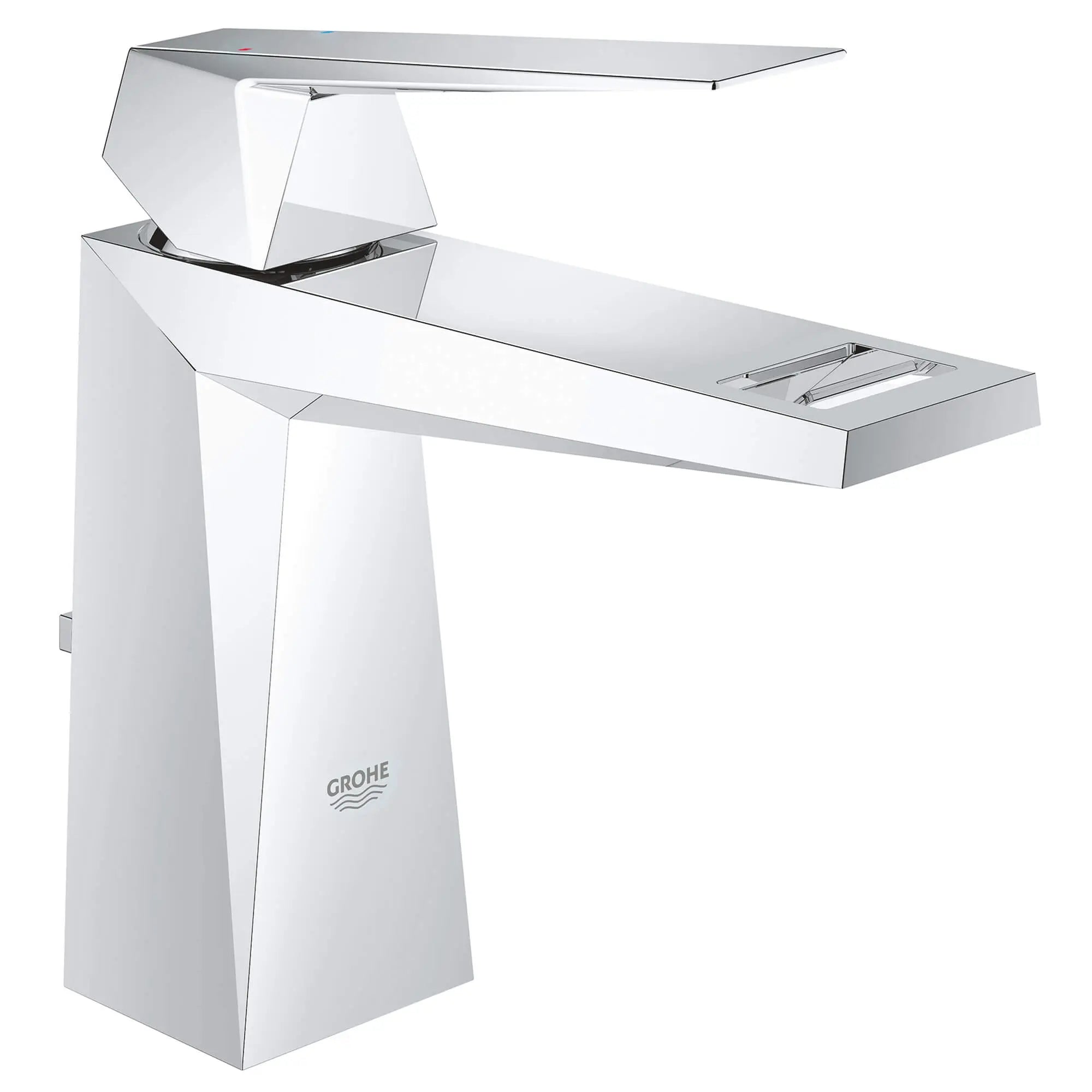 Brilliant Single-Handle Single-Hole Bathroom Faucet - 1.5 GPM // GROHE STARLIGHT CHROME // 13387_23034000-allure-brilliant-4-inch-centerset-bathroom-faucet-m-size-starlight-chrome_0_CDNwebp.webp