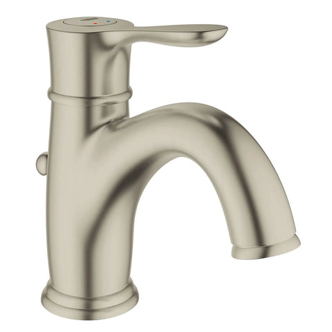 Centerset Single-Handle Single-Hole Bathroom Faucet - 1.5 GPM - Brushed Nickel InfinityFinish