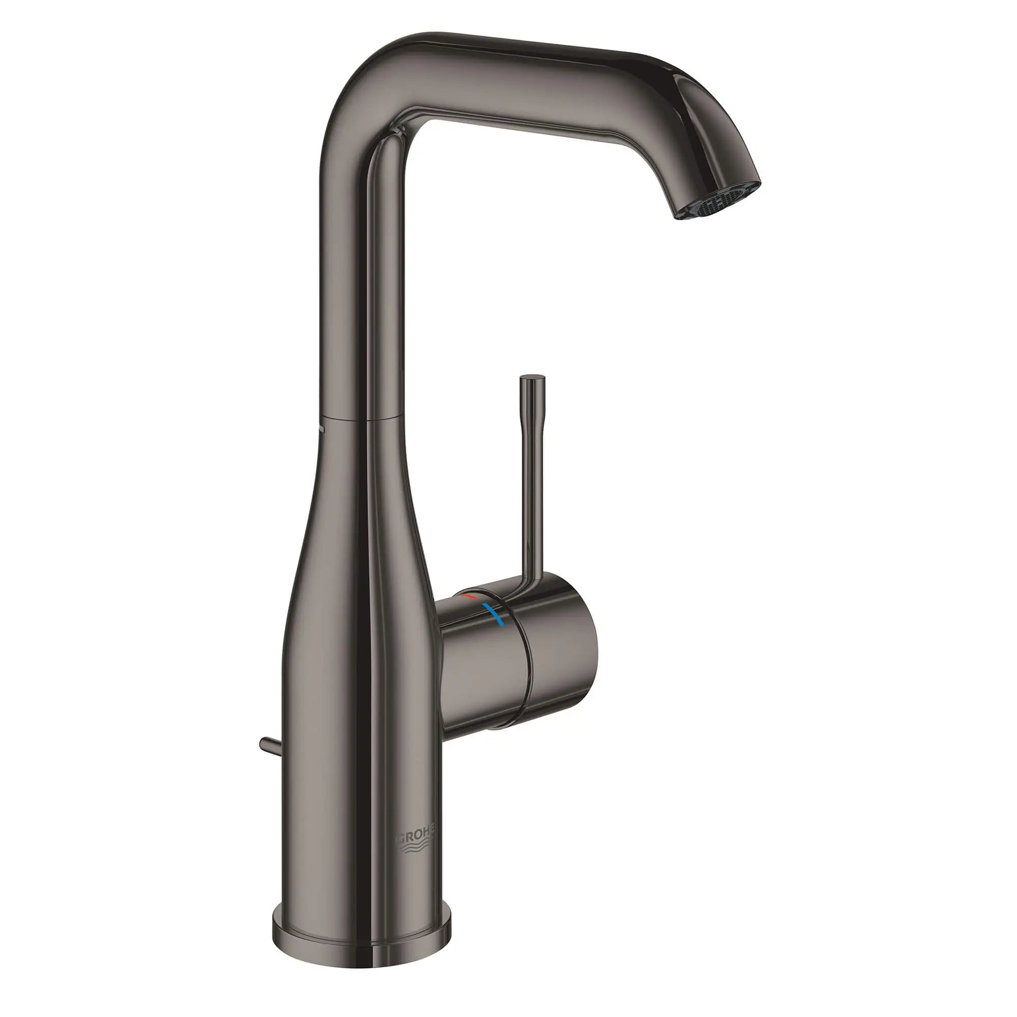 Single Hole Single-Handle L-Size Bathroom Faucet, 1.2 GPM (4.5 L/min) // HARD GRAPHITE // 13489_23486a0a-essence-single-handle-bathroom-faucet-l-size-hard-graphite_0_CDNwebp.webp