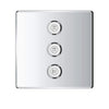 [29127000] Triple Volume Control Trim - GROHE StarLight Chrome
