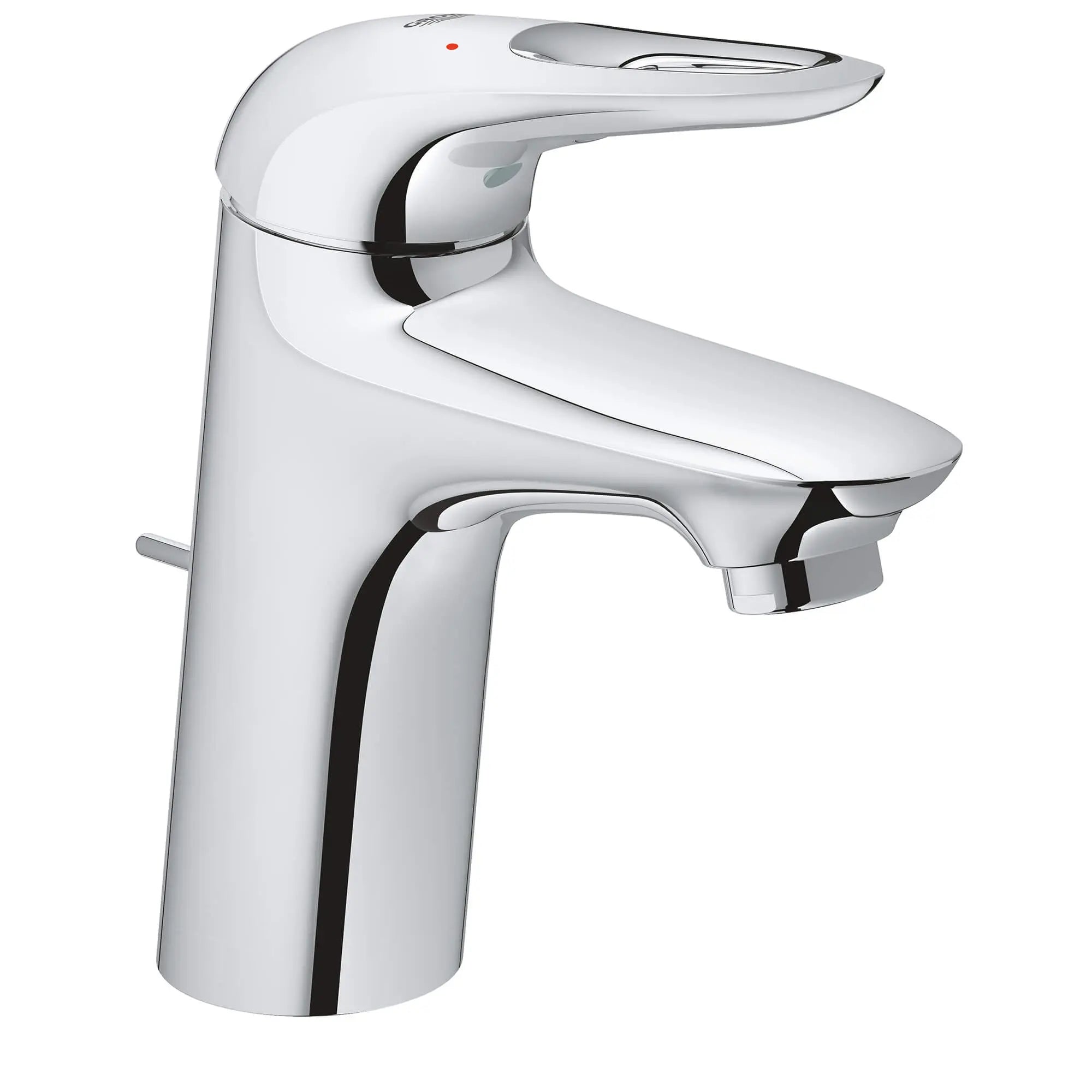 Single Hole Single-Handle S-Size Bathroom Faucet 1.2 GPM // GROHE STARLIGHT CHROME // 13512_23577003-eurostyle-single-handle-bathroom-faucet-s-size-starlight-chrome_0_CDNwebp.webp