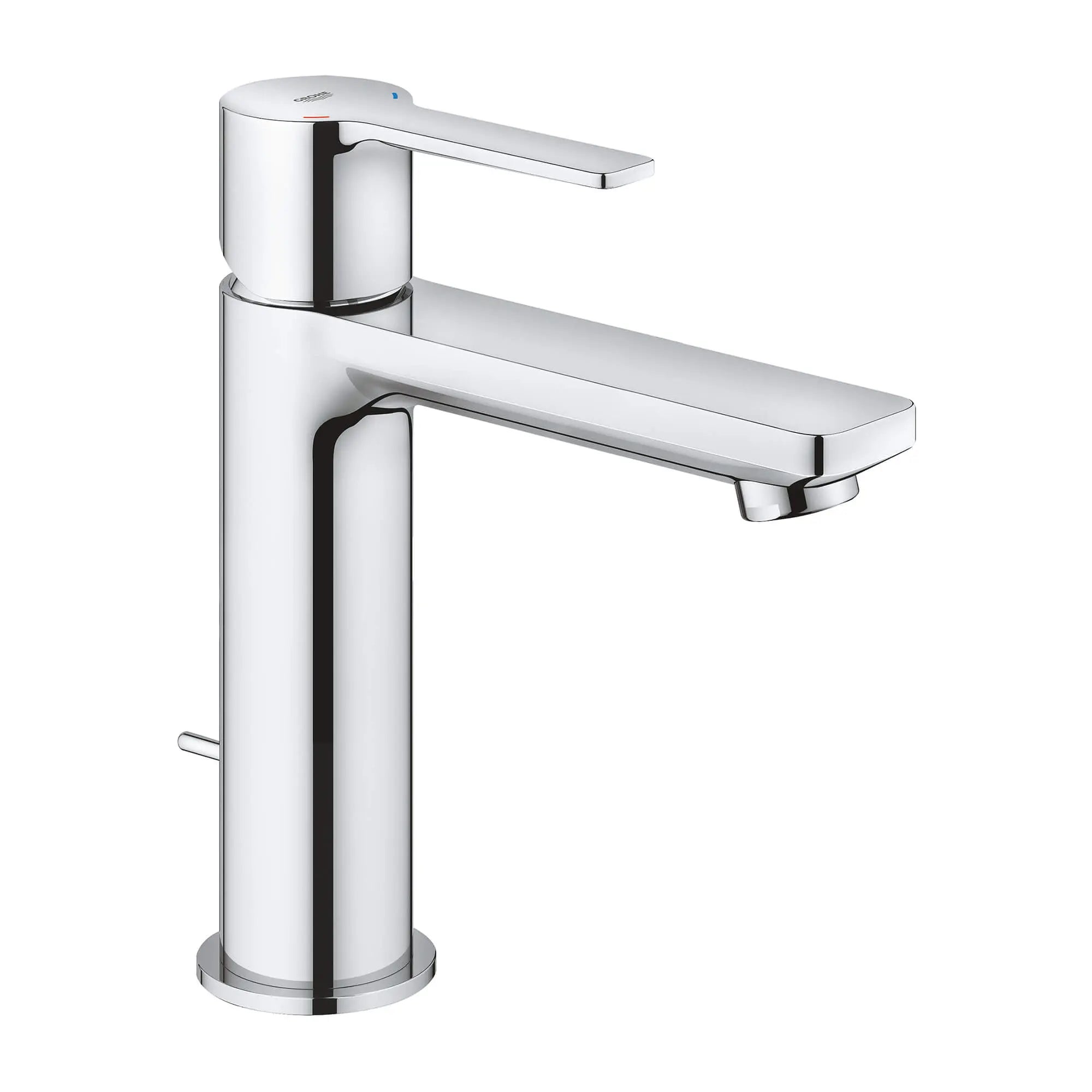 Single Hole Single-Handle S-Size Bathroom Faucet, 1.2 GPM (4.5 L/min) // GROHE STARLIGHT CHROME // 13539_2379400a-lineare-single-handle-bathroom-faucet-s-size-starlight-chrome_0_CDNwebp.webp