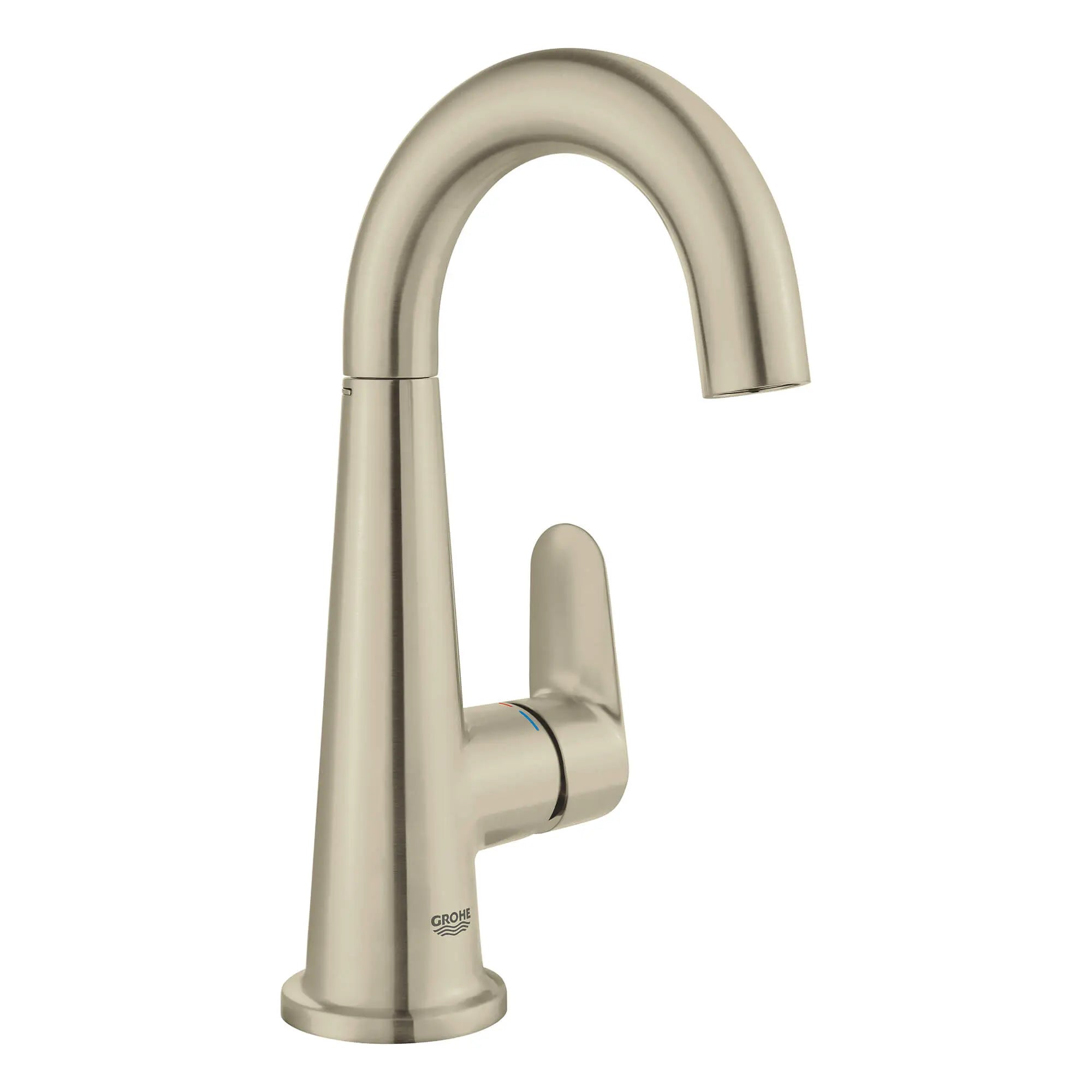 Veletto Single-Handle 4" Centerset Bathroom Faucet, 1.2 GPM (4.5 L/min) // BRUSHED NICKEL INFINITYFINISH // 13559_23837en0-veletto-single-handle-4-inch-centerset-bathroom-faucet-brushed-nickel-infinityfinish-2_0_CDNwebp.webp