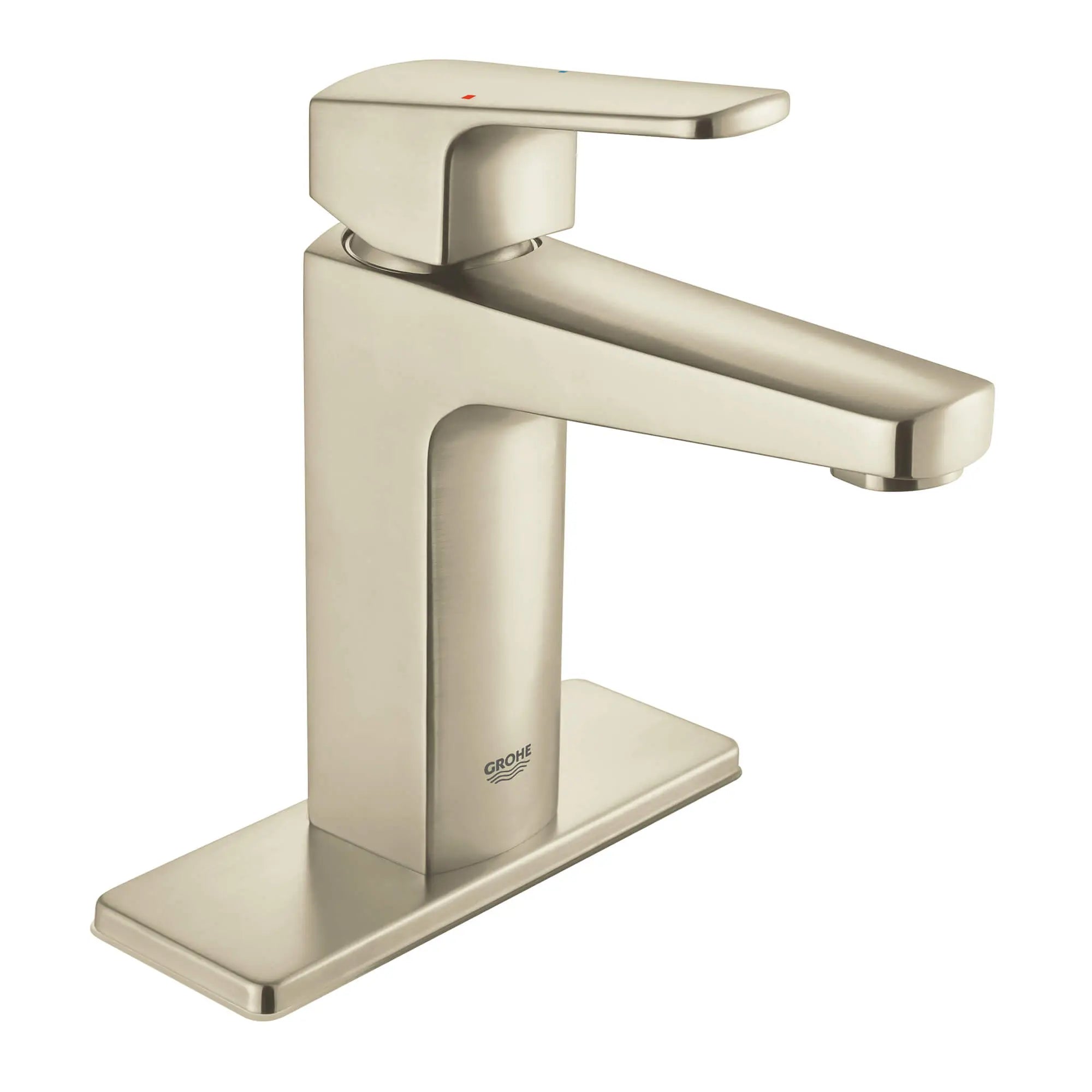 Tallinn Single Hole Single-Handle Bathroom Faucet, 1.2 GPM (4.5 L/min) // BRUSHED NICKEL INFINITYFINISH // 13562_23838en0-tallinn-single-handle-4-inch-centerset-bathroom-faucet-brushed-nickel-infinityfinish-2_0_CDNwebp.webp