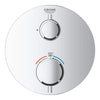 [24107000] Single Function 2-Handle Thermostatic Valve Trim - GROHE StarLight Chrome