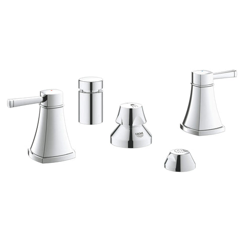 2Hdl Bidet 3-Hole Us - GROHE StarLight Chrome