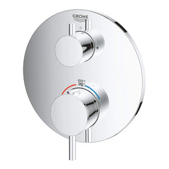 [24151003] Dual Function 2-Handle Thermostatic Valve Trim - GROHE StarLight Chrome