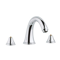 [25054000] 3-Hole 2-Handle Deck Mount Roman Tub Faucet - GROHE StarLight Chrome