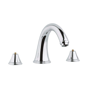 [25054000] 3-Hole 2-Handle Deck Mount Roman Tub Faucet - GROHE StarLight Chrome