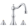 [25079000] 3-Hole 2-Handle Deck Mount Roman Tub Faucet - GROHE StarLight Chrome