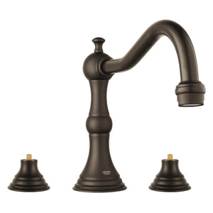 [25079ZB0] 3-Hole 2-Handle Deck Mount Roman Tub Faucet - GROHE StarLight Chrome