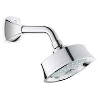 [26035000] 130 Massage Shower Head, 5" - 3 Sprays, 2.0 gpm - GROHE StarLight Chrome
