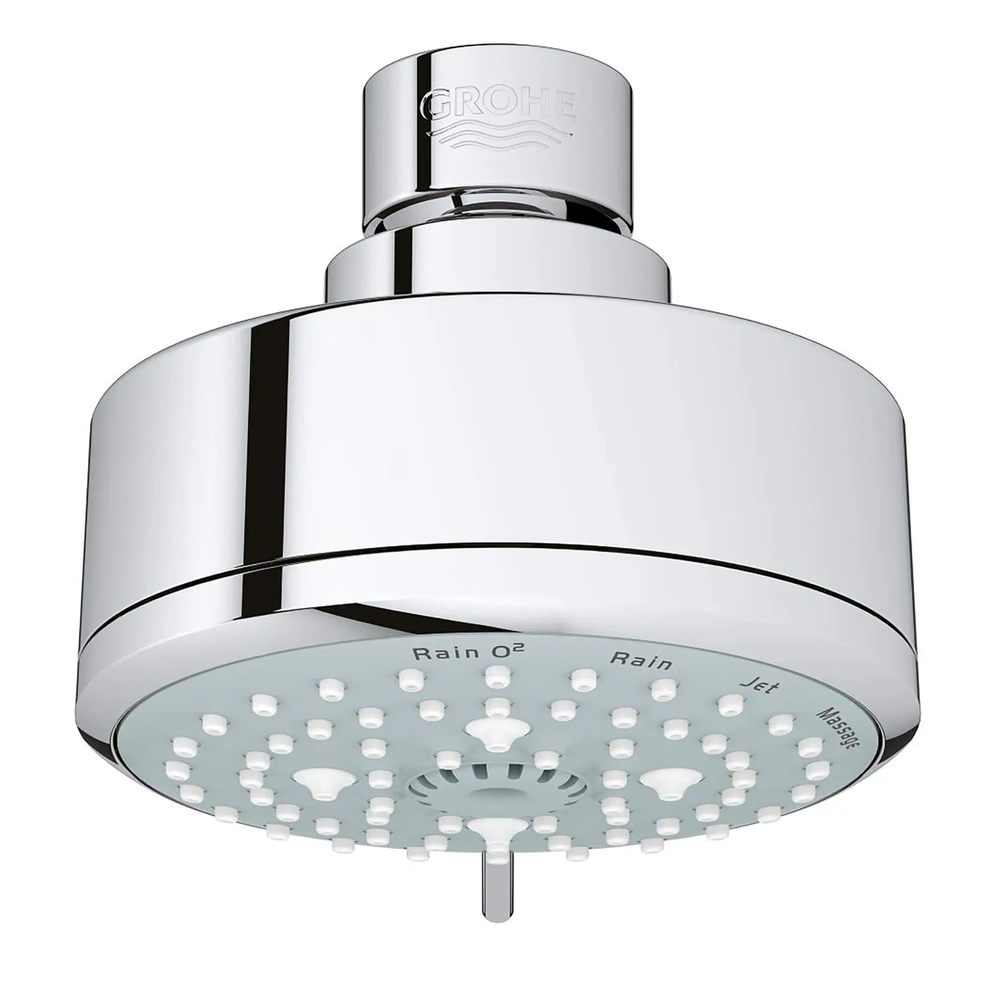 100 Shower Head, 4" - 4 Sprays, 2.0 gpm // GROHE STARLIGHT CHROME // 13802_26043000-New_Tempesta_Cosmopolitan_100-Shower_Head_4_Sprays_0_CDNwebp.webp