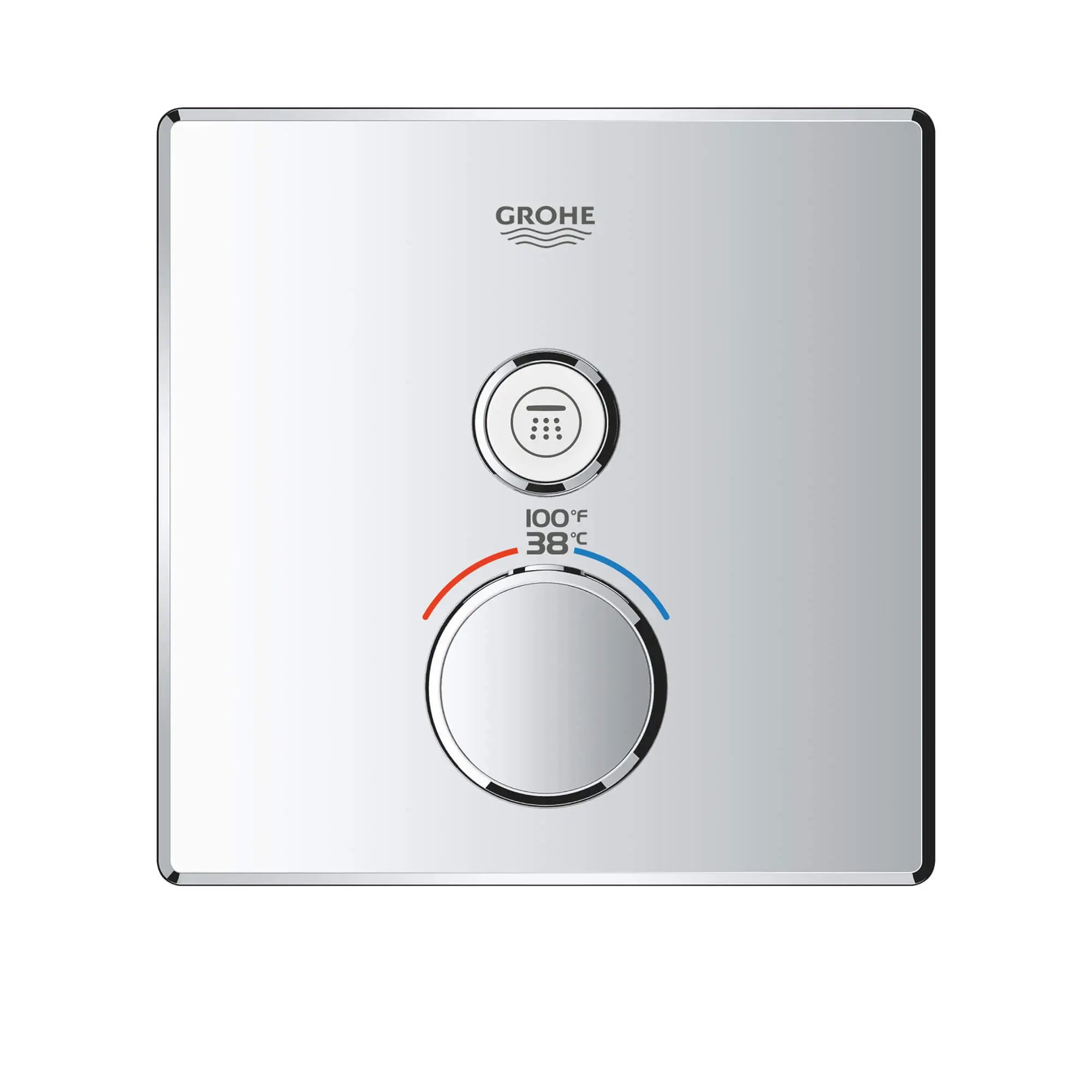 Single Function Thermostatic Valve Trim // GROHE STARLIGHT CHROME // 1383_29140000-single-function-thermostatic-trim-with-control-module-enviro-2_0_CDNwebp.webp