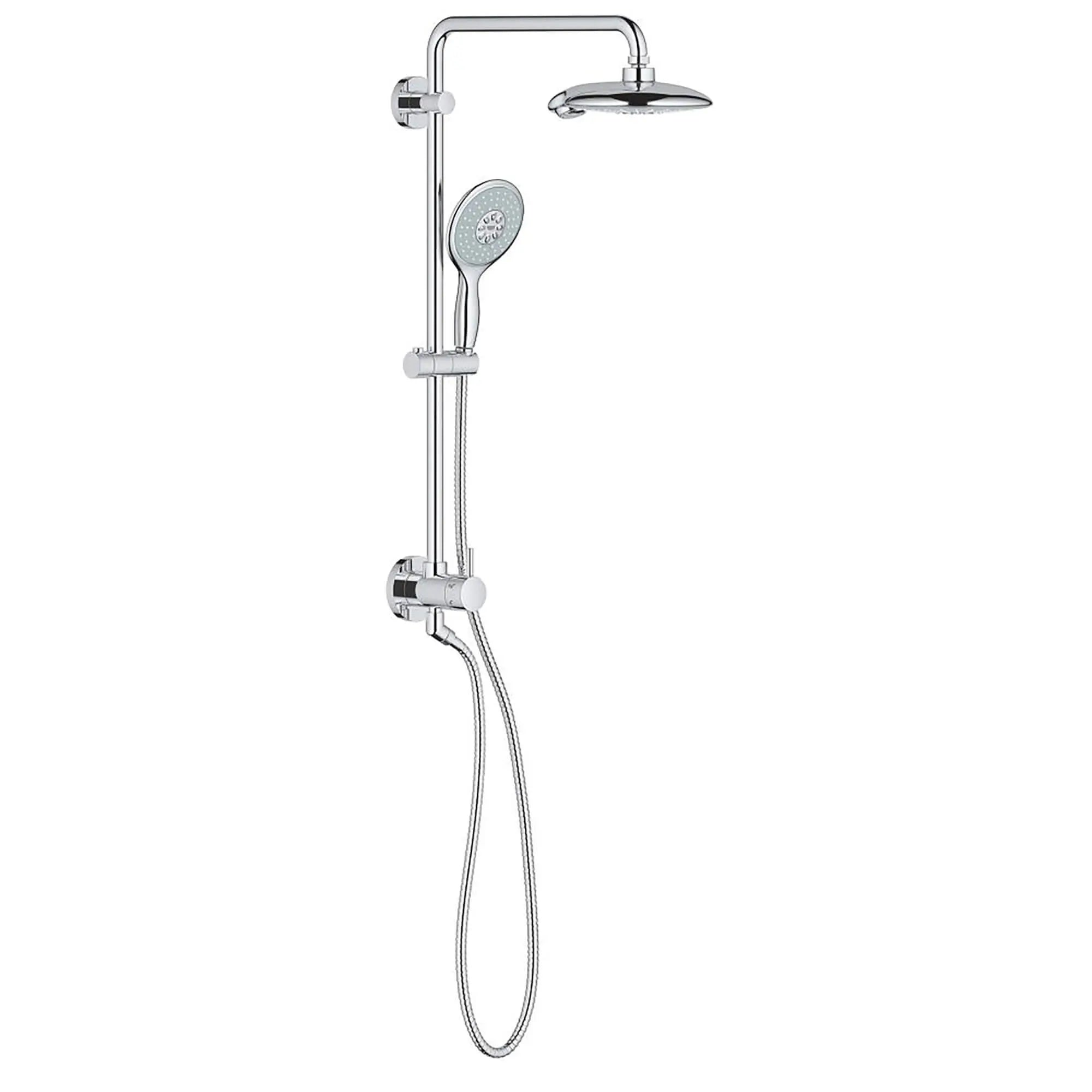 190 Shower System, 2.5 GPM (9.5 L/min) // GROHE STARLIGHT CHROME // 13864_26126000-Retro-fit_190-Shower_System_0_CDNwebp.webp