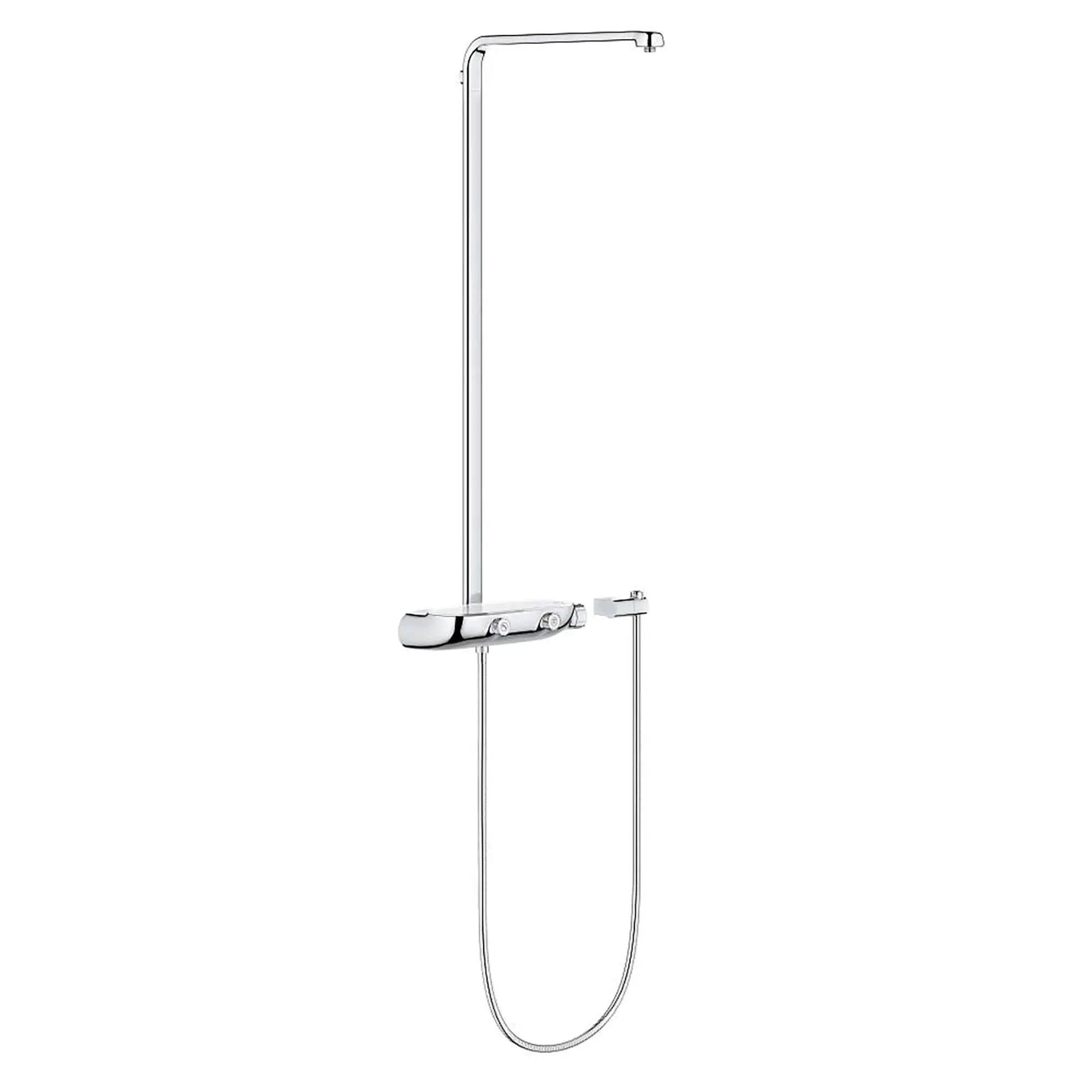 Thermostatic Shower System // GROHE STARLIGHT CHROME // 13884_26379000-Rainshower_SmartControl-Shower_System_with_Thermostat_for_Wall_Mount_0_CDNwebp.webp