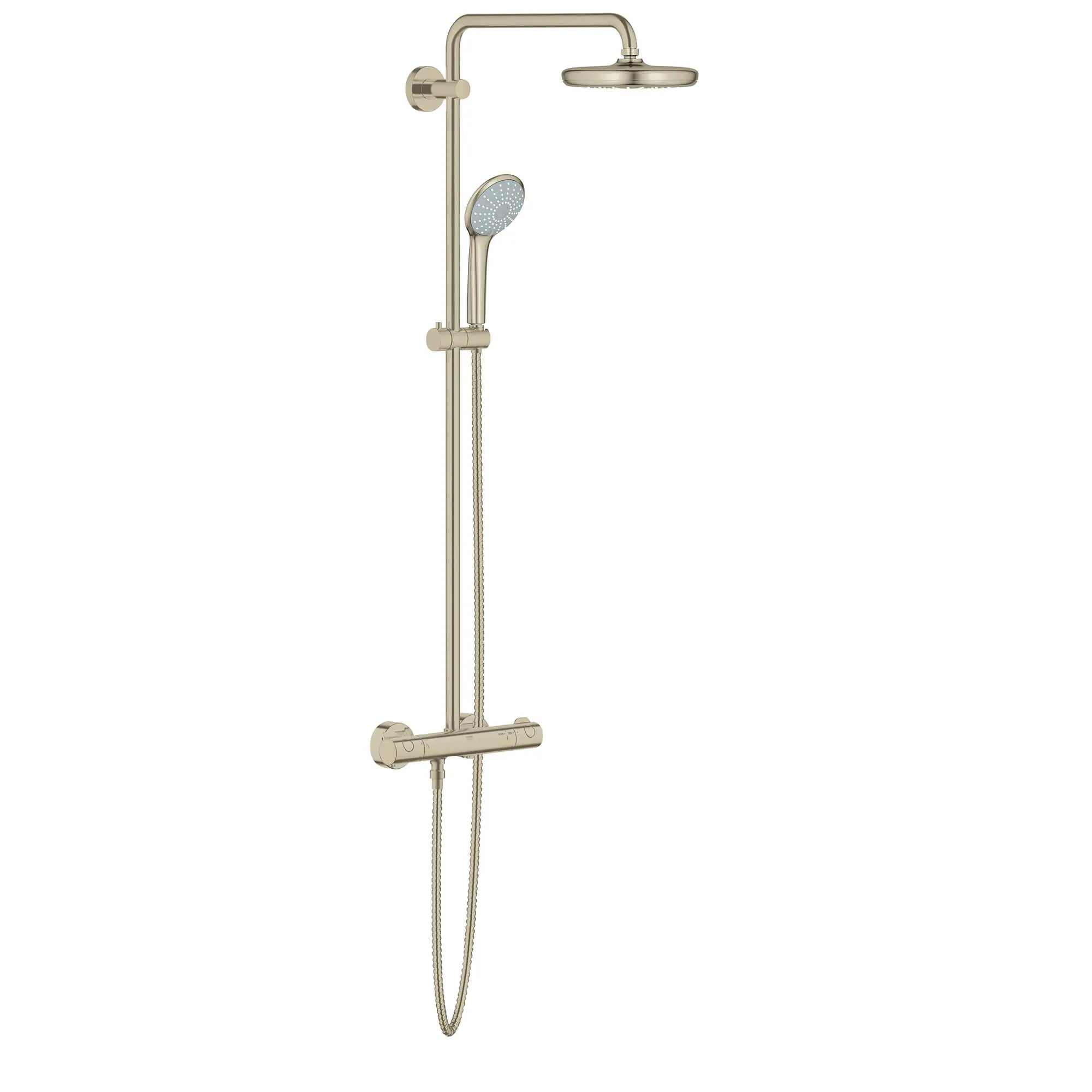 Thermostatic Shower System // BRUSHED NICKEL INFINITYFINISH // 13892_26419en0-euphoria-system-shower-system-with-thermostat-for-wall-mount-brushed-nickel-infinityfinish-2_0_CDNwebp.webp