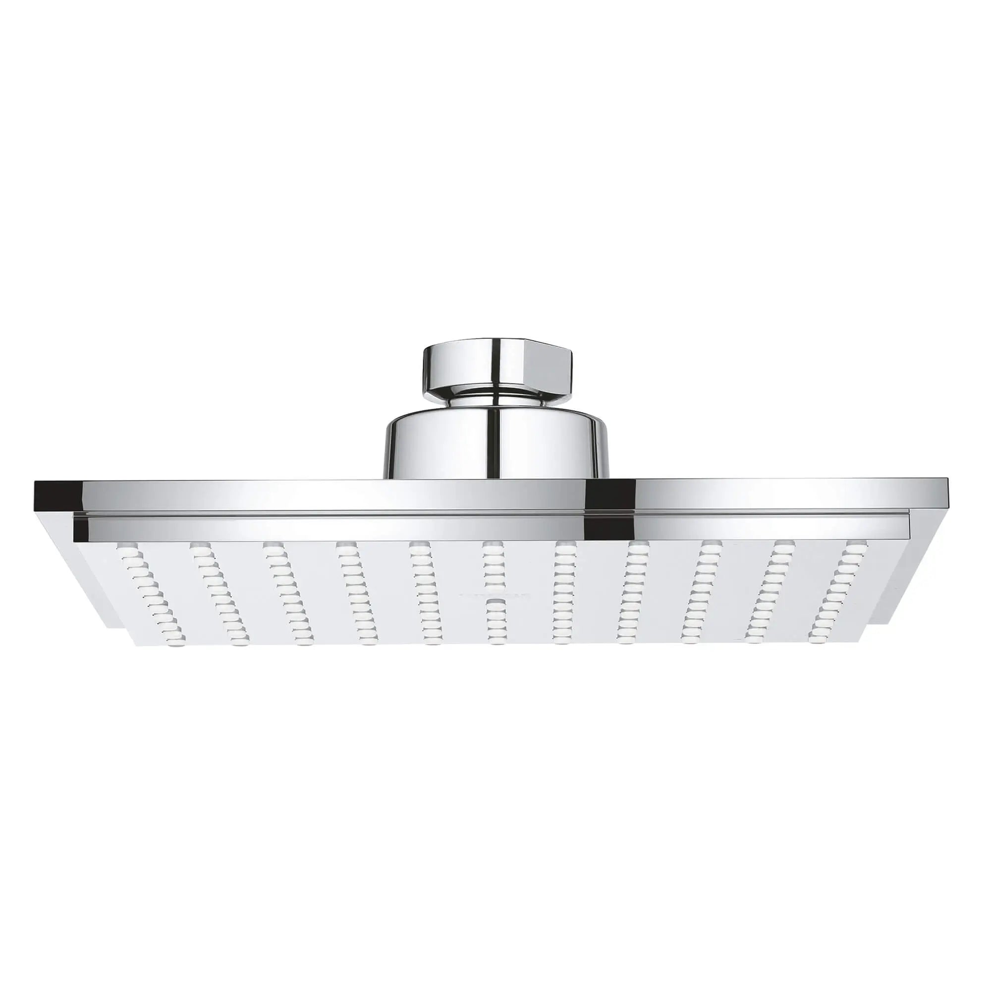 150 Shower Head, 6" - 1 Spray, 1.75 GPM (6.6 L/min) // GROHE STARLIGHT CHROME // 13911_26468000-euphoria-cube-150-shower-head-1-spray-starlight-chrome_0_CDNwebp.webp