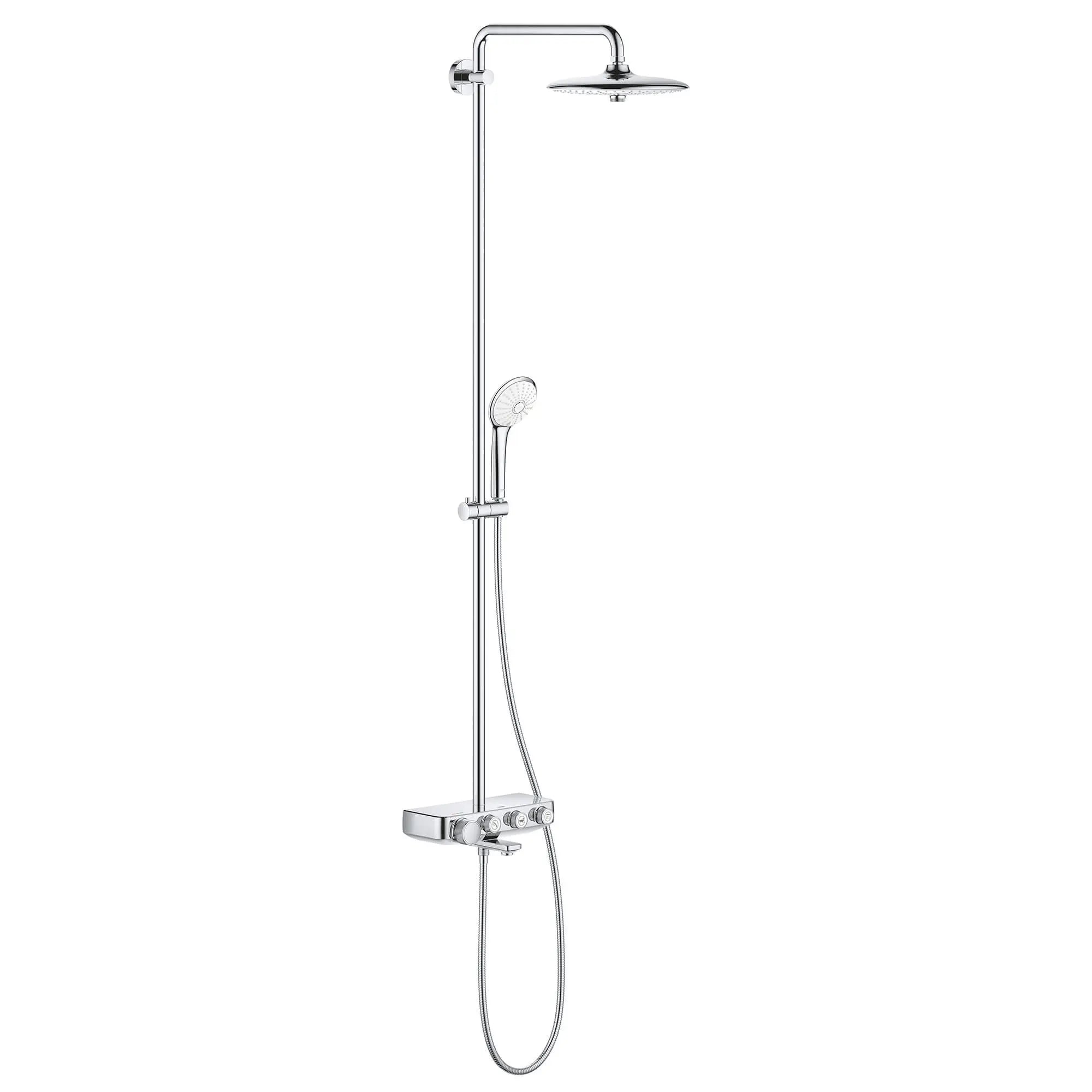 Thermostatic Tub/Shower System // GROHE STARLIGHT CHROME // 13943_26512000-euphoria-smartcontrol-system-duo-shower-system-with-bath-thermostat-for-wall-mount-starlight-chrome-2_0_CDNwebp.webp