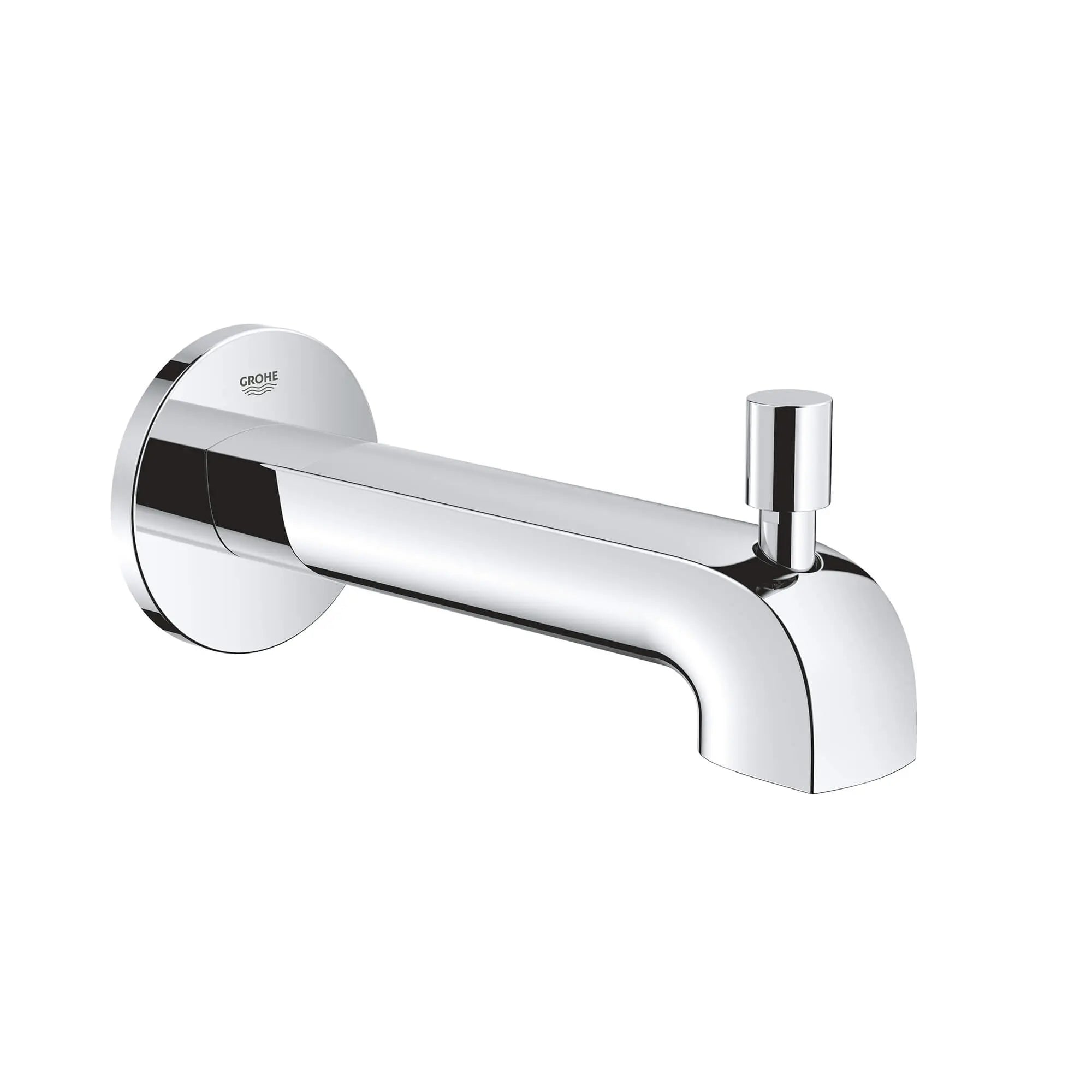 Diverter Tub Spout // GROHE STARLIGHT CHROME // 14013_26637000-defined-diverter-tub-spout-starlight-chrome_0_CDNwebp.webp