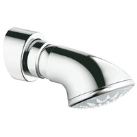 [27069000] 100 Shower HeadWith Shower Arm, 4"  - 5 Sprays, 2.5 gpm - GROHE StarLight Chrome