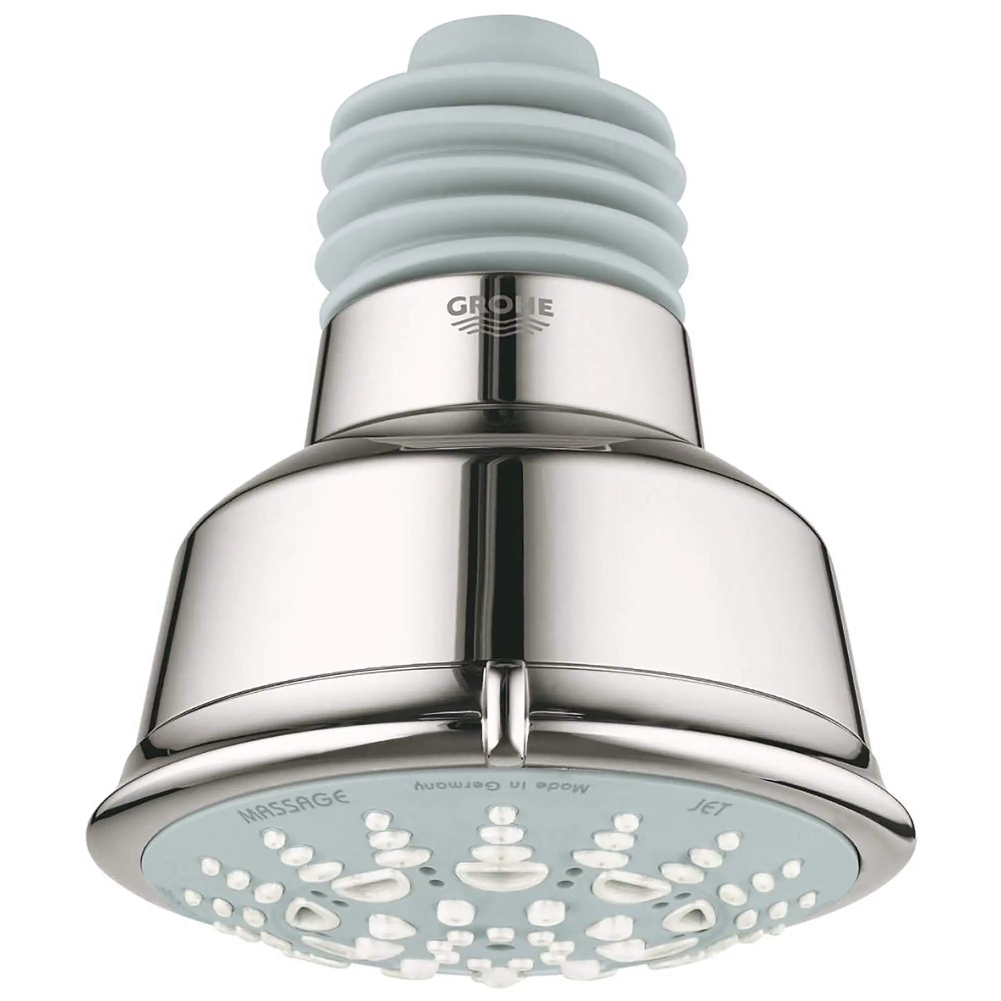 100 Shower Head, 4" - 5 Sprays, 2.5 gpm // POLISHED NICKEL INFINITYFINISH // 14077_27126BE0-Relexa_Rustic_100-Shower_Head_5_Sprays_0_CDNwebp.webp