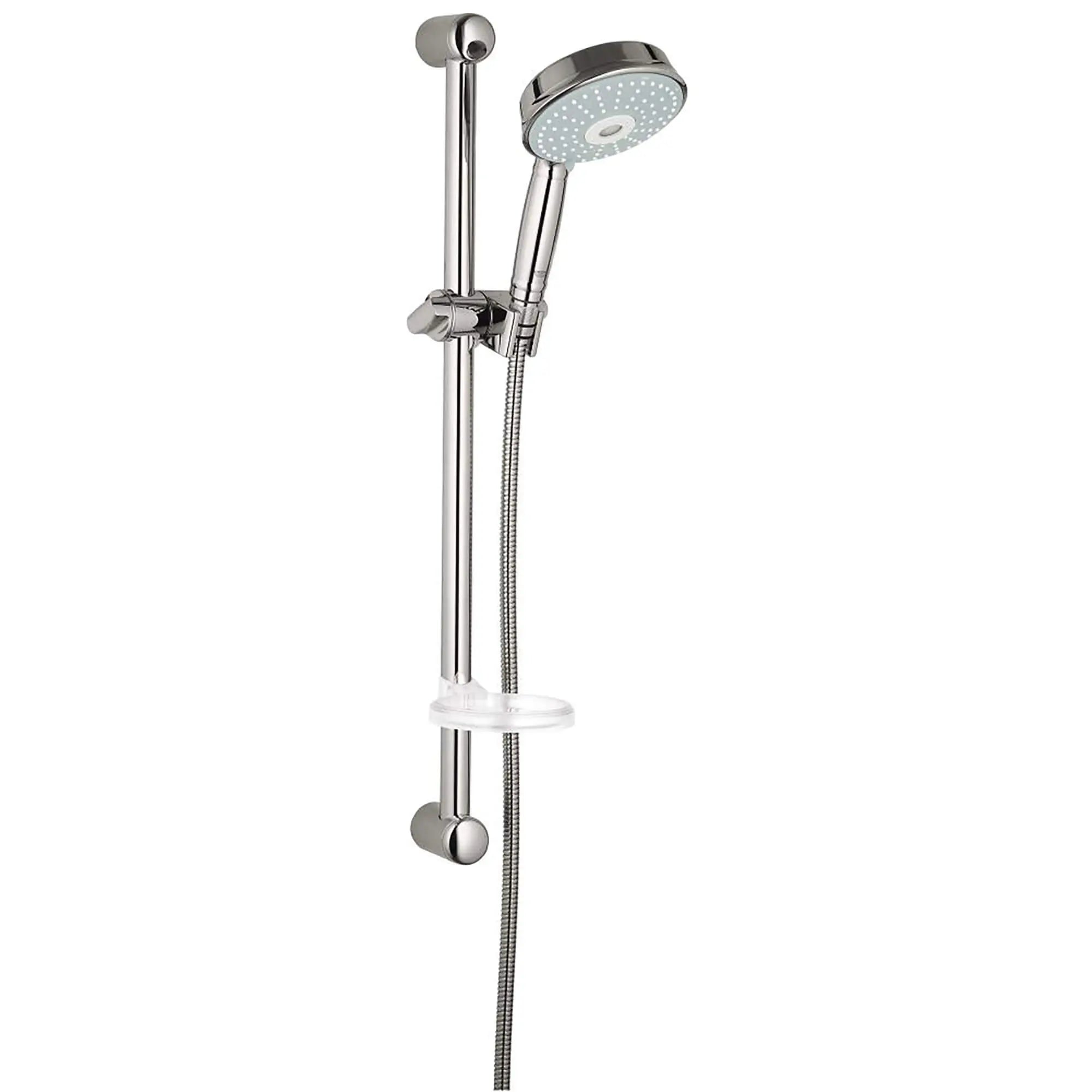 24" Shower Slide Bar Kit - 3 Sprays, 2.5 gpm // POLISHED NICKEL INFINITYFINISH // 14096_27140BE0-Rainshower_Rustic_130-Shower_Set_0_CDNwebp.webp